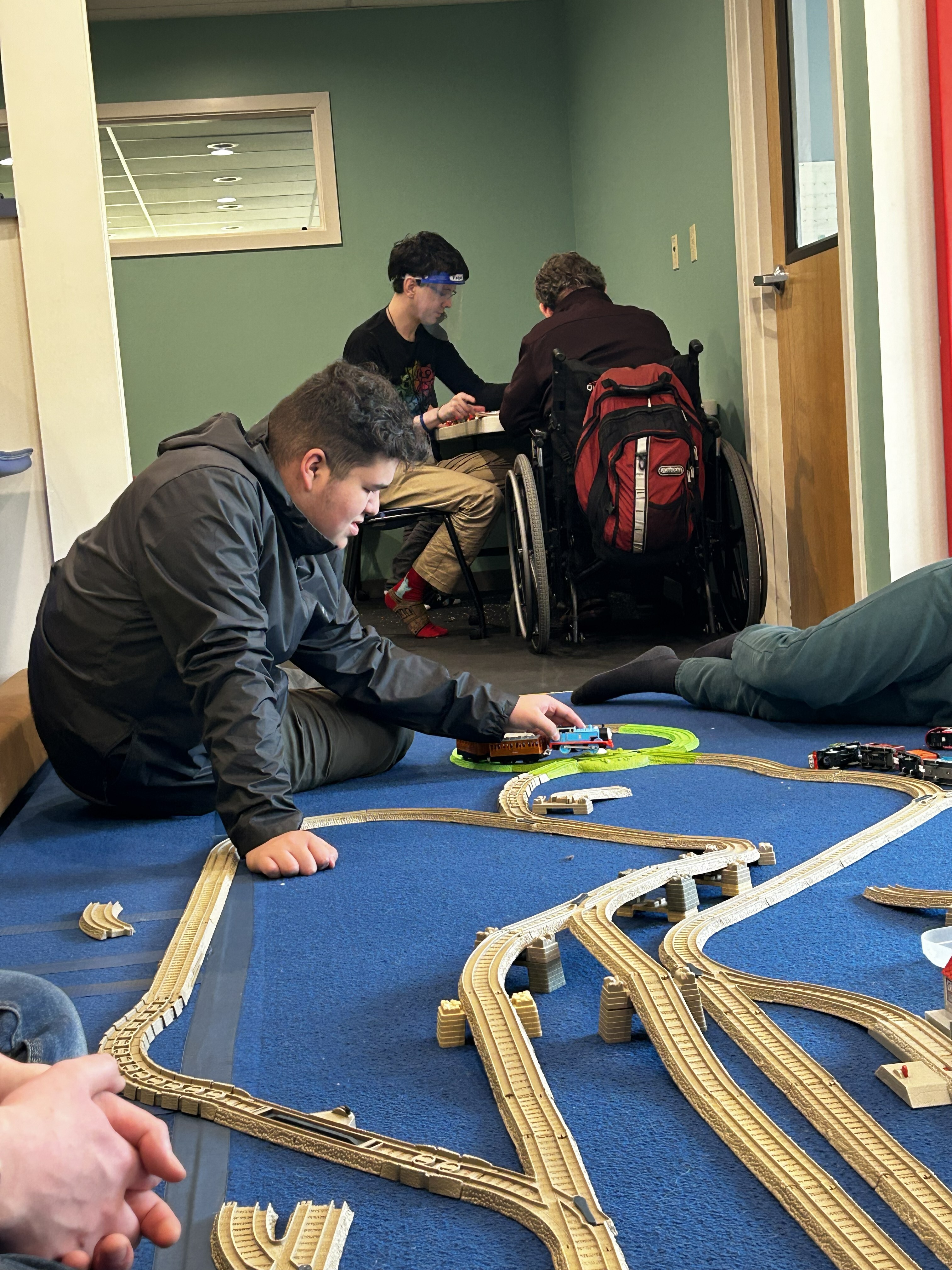 legos and trains